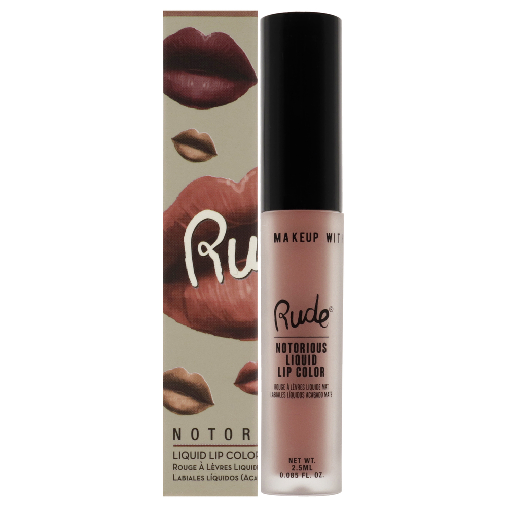 Notorious Rich Long Liquid Lip Color - False Hope by Rude Cosmetics - 0.1 oz